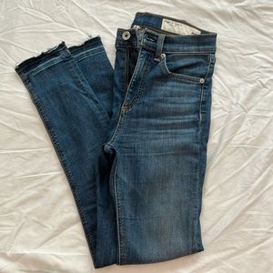 rag & bone high rise skinny jeans. Size 25